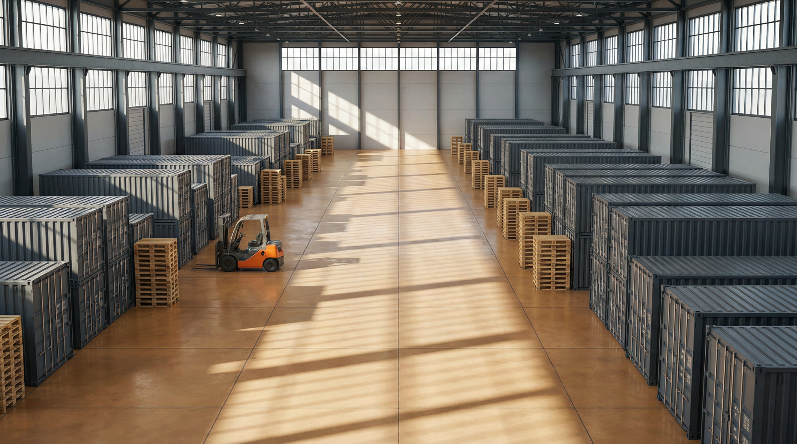 Professional logistics warehouse